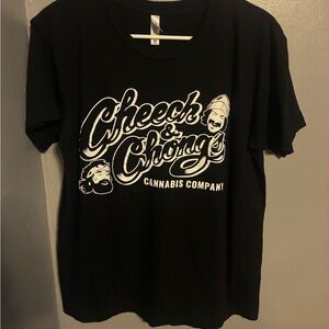 Cheech & Chong Black Short Sleeve Graphic Tee